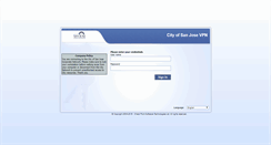 Desktop Screenshot of connect.sanjoseca.gov