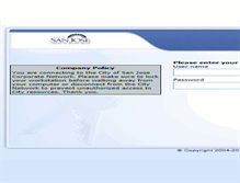Tablet Screenshot of connect.sanjoseca.gov